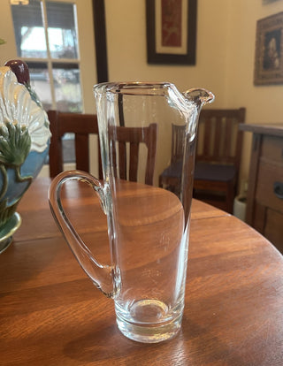 Vintage Glass  Martini Pitcher Pinch Spout RSV|57415
