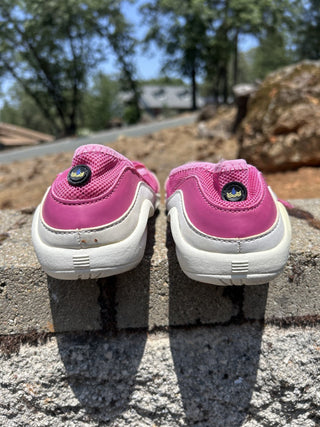 12F Lands' End Womens Mary Jane Sneakers Water Shoe-BERMUDA PINK SIZE: 10 RSV