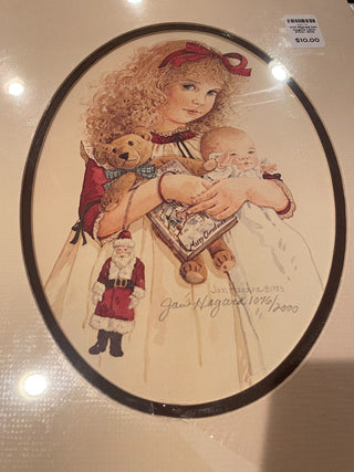 VTG Signed Jan Hagara Litho Print~ MTS
