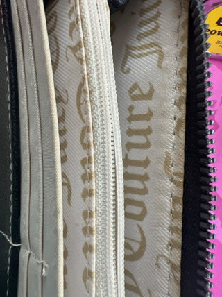 Juicy Coutoure Cross my heart Wallet Black quilted #62 VV MTS|93311