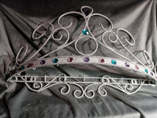 tiara crown wall hanging necklace display rsv