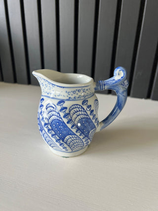 Blue and white porcelain pitcher RSV