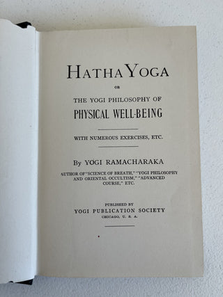 HATHA YOGA HB 1932 BC#9 MTS|129632