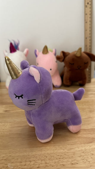 RSV PIXIECRUSH 5” Purple Caticorn Plush|84763