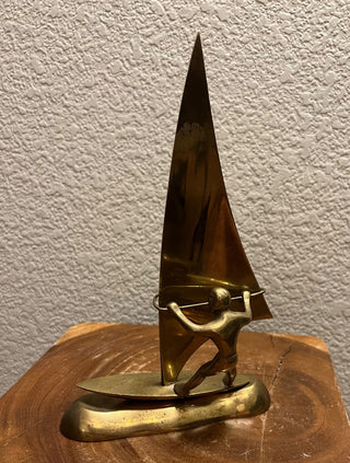 Vintage brass wind surfer RSV