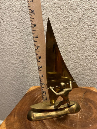 Vintage brass wind surfer RSV