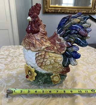 Vintage Rooster Biscuit / Cookie Container #63 VV MTS|119180