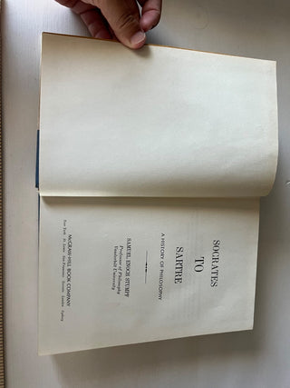 Socrates to Sartre vintage book RSV|101279