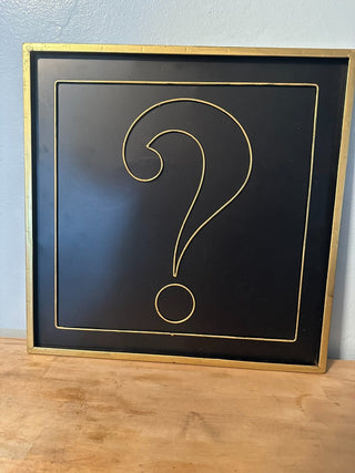 Frame Art Metal 16x16 Question Mark MTS