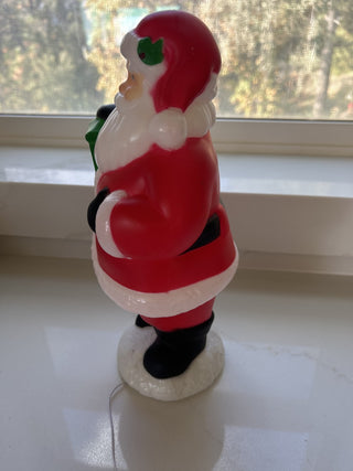 Holiday Time 11" Light Up Tabletop Christmas Blow Mold Santa-RSV|126840