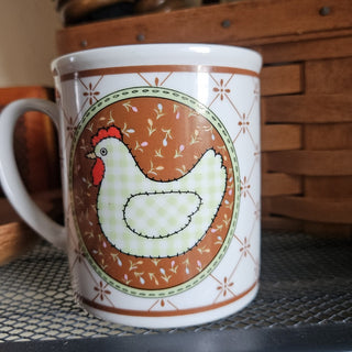Vintage Calico Hen Mug (BRI) - MTS|114560