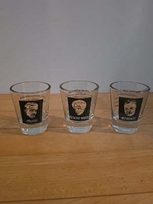 RF 3x Great Drinkers Shot Glasses