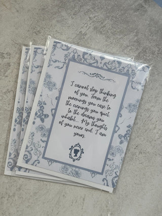 Bridgerton Postcard + Envelope