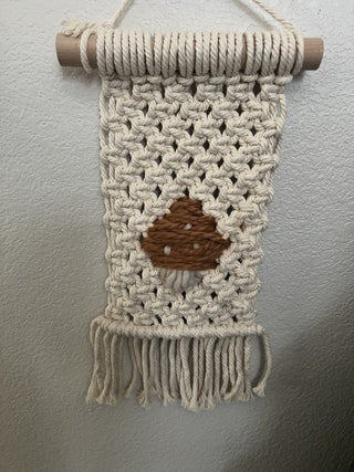 Fiber art - boho mushroom MTS