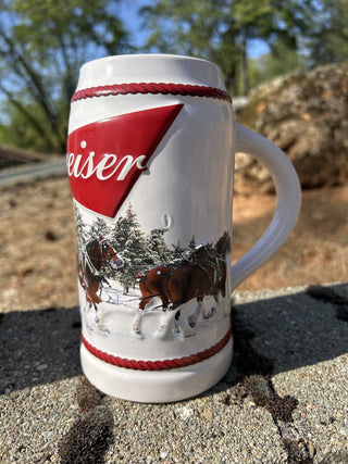 12F 2016 Budweiser Holiday Stein Christmas Beer Mug MTS|65142