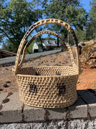 Possibly vintage Tohono O'odham (formerly Papago) hand-woven market basket