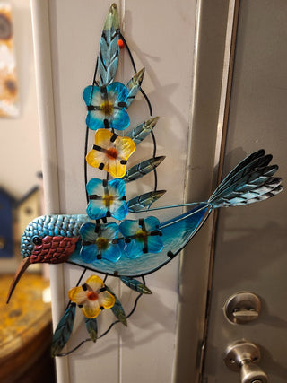 Metal and glass hummingbird RCD|143776