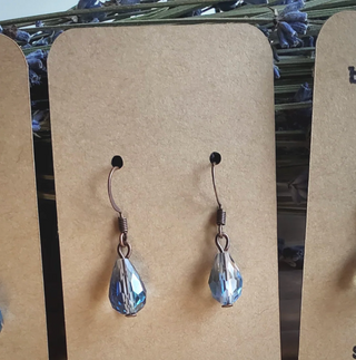bri.craftique - AB Crystal Teardrop Earrings (BRI)  - MTS|129527