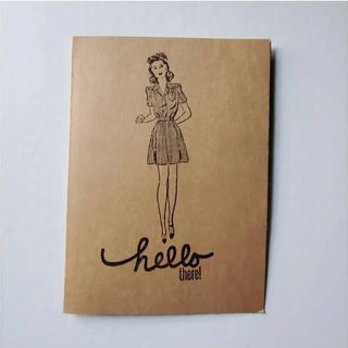 bri.craftique - Hello There "Vintage Lady" Card