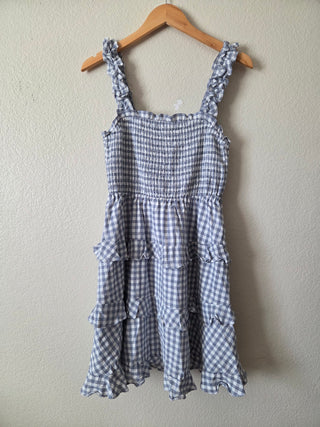 NEW! Ever After blue gingham dress RSV 07N
