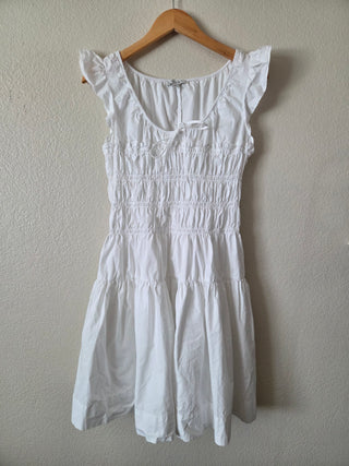 Free Assembly white smocked top dress RSV 07N