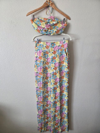 Zara floral halter and pants set  RSV 07N