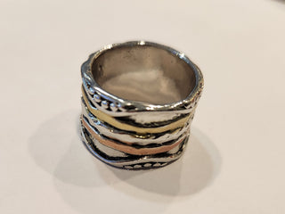 Tri-color ring size 6 MTS