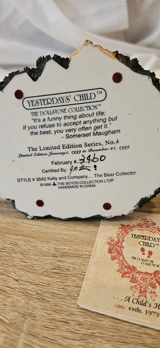 Boyds Kelly Bear Collector Ltd Ed NOS, RSV