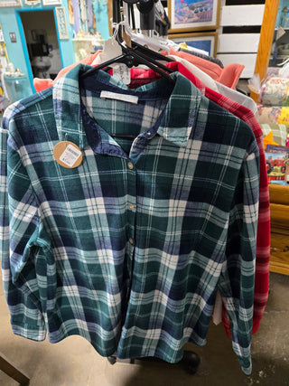 Green Womens Flannel (M) RCD