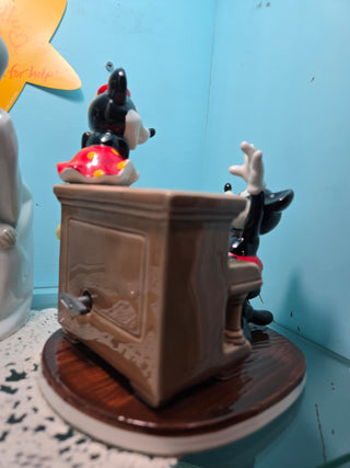 Vtg Disney Mickey/Minnie Mouse Piano Music Box RCD