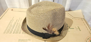 Nine West Fedora w/ Feather Detail