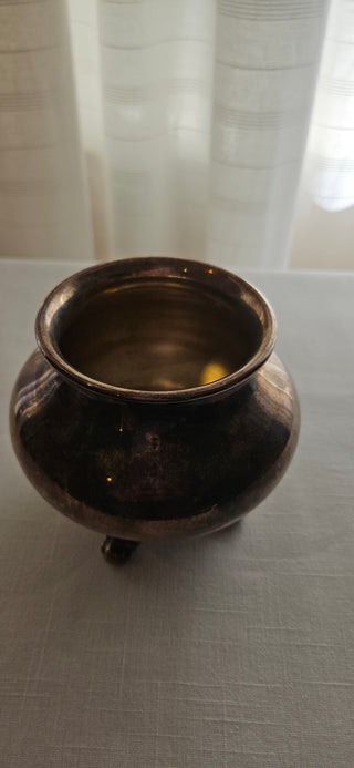 Vintage Regent silverplate planter footed bowl
