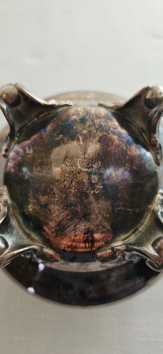 Vintage Regent silverplate planter footed bowl