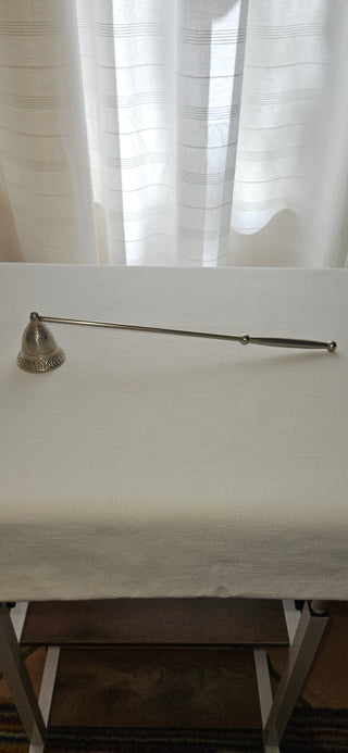 Vintage candle snuffer long handle metal