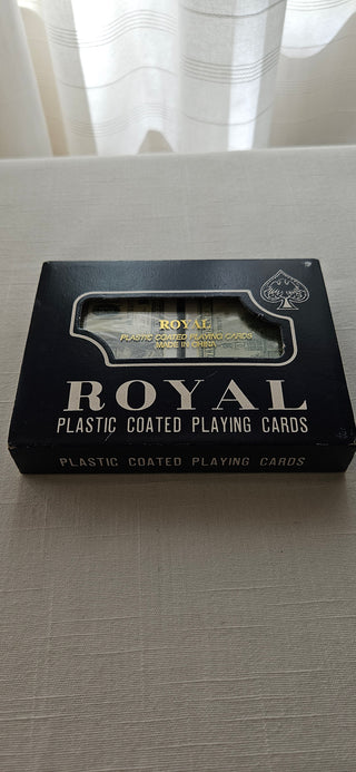 Royal playing cards plastic coated sealed