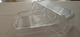 Arcoroc France glass loaf dish vintage