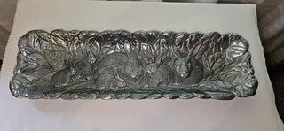Arthur Court Bunny Relief Serving Tray 1990
