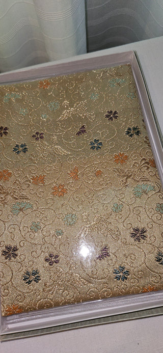 Japanese Buddhist Sutra Book with Brocade Case