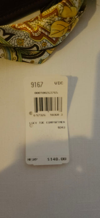Vintage Coach Legacy East West Compartment Bag 9167 Brown Leather