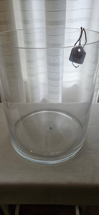Large Clear Glass Cylinder Vase 12 Inch CYS Excel