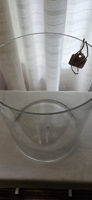 Large Clear Glass Cylinder Vase 12 Inch CYS Excel