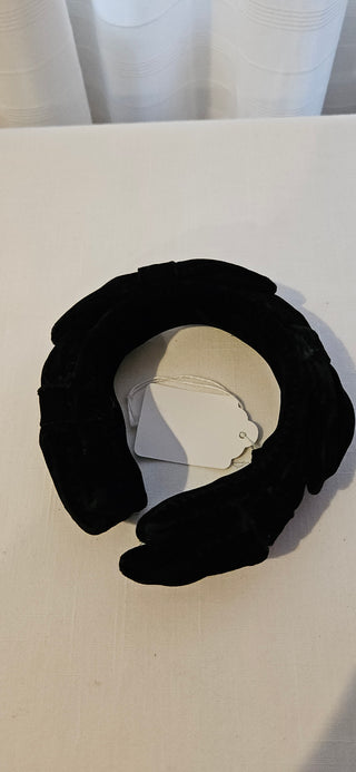 Vintage 1950s Marlo, black velvet headband, RSV
