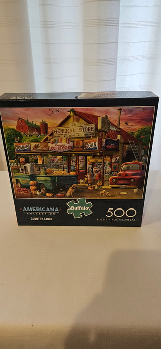 Buffalo Americana Country Store 500 Piece Puzzle