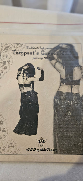 Tempest Corset Belt Sewing Pattern Meddevi 015