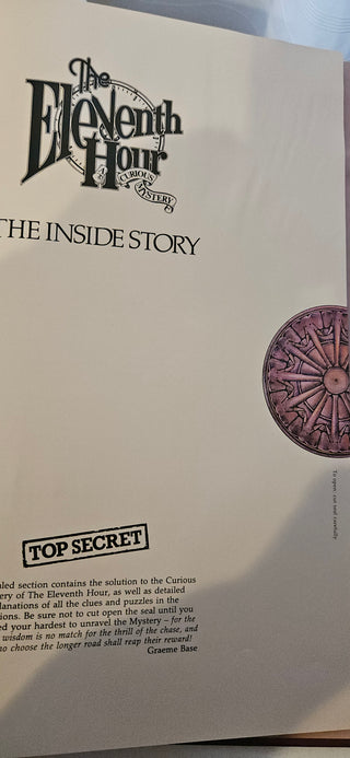The Eleventh Hour Curious Mystery Book Graeme Base