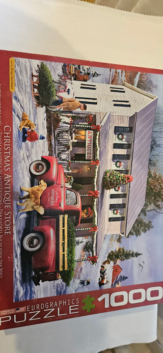 Christmas Antique Store 1000 Piece Puzzle, Eurographics