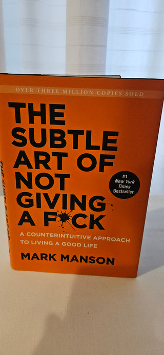 The Subtle Art of Not Giving a Fck Hardcover First Edition Book