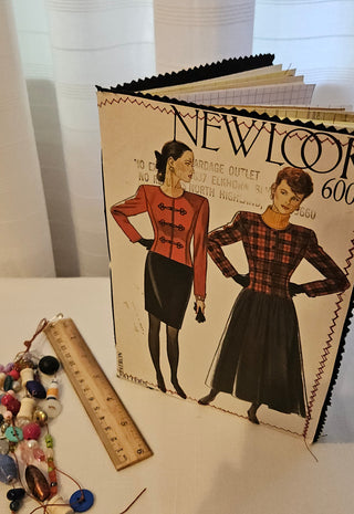 Sewing Pattern Journal New Look 6008 Handmade Junk Journal