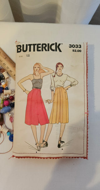 Sewing Pattern Journal Butterick 3033 Handmade Junk Journal