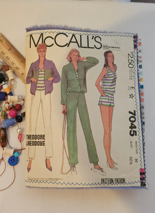 Sewing Pattern Journal McCalls 7045 Handmade Junk Journal
